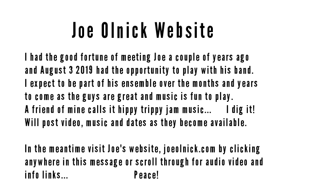 Joe Olnick Website